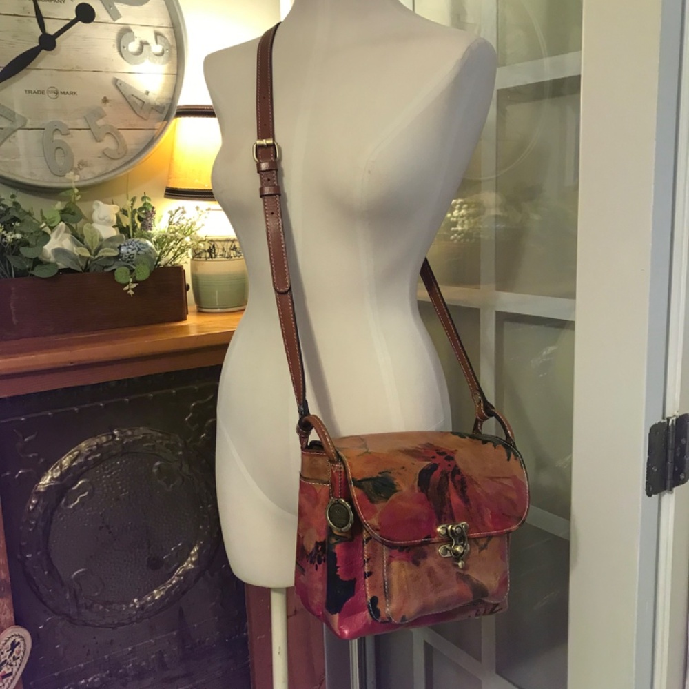 Patricia Nash 10th Anniversary Leandra leather crossbody bag - Picture 3 of 16